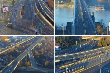 NA ULICAMA BEOGRADA TEK POKOJE VOZILO!  Mirno pretpraznično jutro u prestonici!