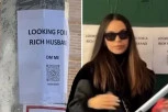 PAPIR SA NATPISOM "TRAŽIM BOGATOG MUŽA" PODELILA JE CELOM GRADU: Karolina se OSMELILA, a onda joj je konačno prišao ON (FOTO/VIDEO)