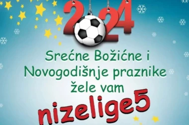 Srećnu Novu 2024. godinu žele Vam "Niže lige na Republici"!