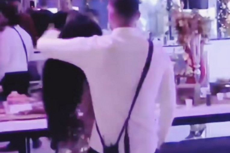 Anita Stanojlović i Anđelo Ranković poljubac