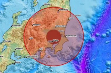 RAZORNI ZEMLJOTRES POGODIO JAPAN: Epicentar na dubini od 71 kilometar, povređene DVE OSOBE
