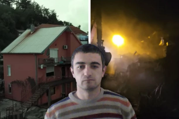 MILOŠ NA RUŠEVINI U KOJOJ JE U ČASU OSTAO BEZ SINOVA I ŽENE:  Bagerima uništena kuća masovnog ubice sa Cetinja (VIDEO)