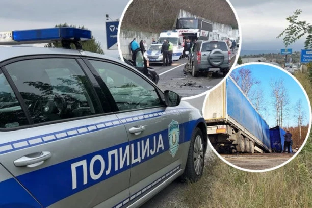 POVREĐENO DESETORO PUTNIKA U UDESU NA GRANICI SA RUMUNIJOM! Turistički autobus se sudario sa kamionom