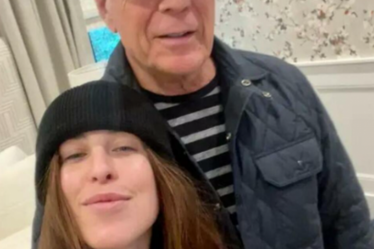 Brus Vilis sa ćerkom