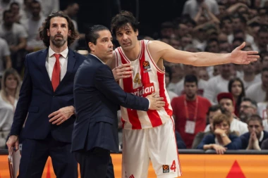 SFEROPULOS I TEO POKAZALI VELIČINU! Grk i košarkaš Zvezde Meridianbet štitili igrače Partizana i Željka Obradovića (VIDEO)