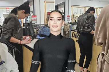 LEPA I BEZ ŠMINKE: Uhvatili smo Kaću Grujić u kupovini, pevačica ponovo SAMA! (PAPARACO)