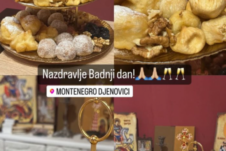 Anđela Đuričić proslavlja praznike u Đenovićima
