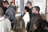 CECA I VELJKO SE PRIČESTILI U HRAMU SVETOG SAVE: Pevačica zbog NJEGA 12 godina posti SVAKI POST! (FOTO)
