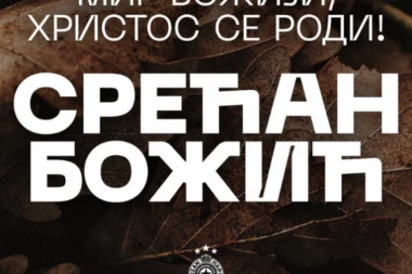 PARTIZANOVA BOŽIĆNA ČESTITKA: Grobari ODUŠEVLJENI potezom Džejmsa Nanelija!