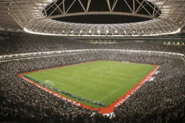 NACIONALNI STADION IZGLEDA BAŠ MOĆNO: Nove fotografije FUDBALSKOG PONOSA u Surčinu! Ministar Mali otkrio detalje!