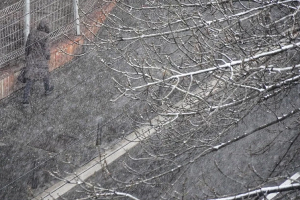UPOZORENJE ZA VOZAČE! Sneg pao u Beogradu, temperatura se spušta na samo jedan stepen!