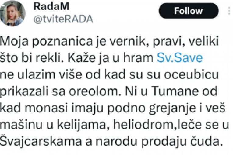 Napad na SPC i vernike na Božić
