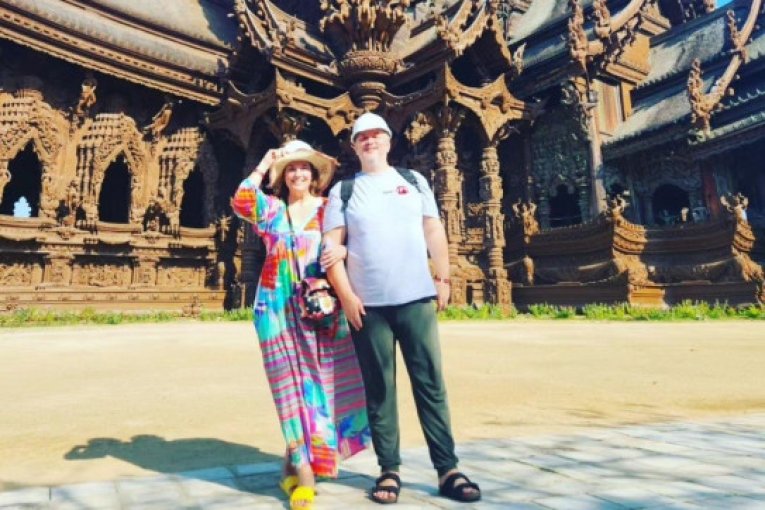 Milica Milša sa suprugom Žarkom Jokanovićem