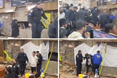 HAOS U BRUKLINU! Ortodoksni Jevreji privedeni zbog ilegalnog tunela ka ženskom kupatilu u sinagogi! (VIDEO)