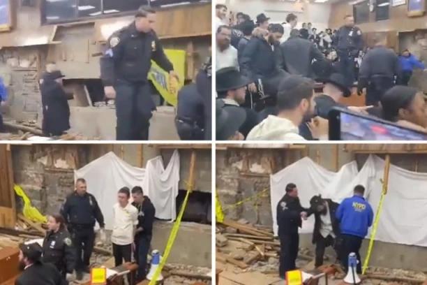 HAOS U BRUKLINU! Ortodoksni Jevreji privedeni zbog ilegalnog tunela ka ženskom kupatilu u sinagogi! (VIDEO)
