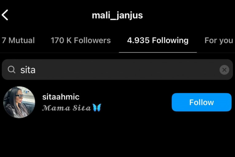 Janjuš zapratio majku i sestru od Aneli