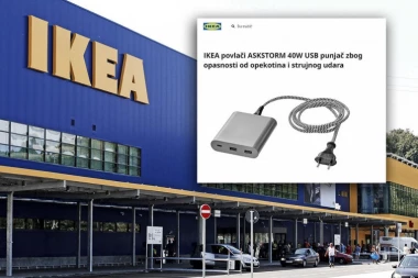 KUPIŠ "IKEIN" PUNJAČ I STREFI TE STRUJNI UDAR: Još jedno u nizu povlačenja proizvoda!