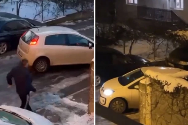 DRAMA NA BEOGRADSKIM ULICAMA: Automobili lete niz put zbog opasne poledice! (VIDEO/FOTO)