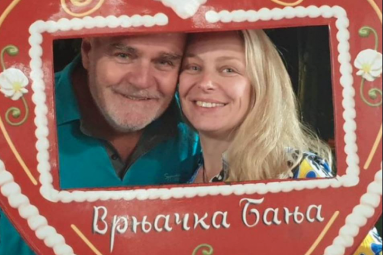 Slobodan Ćustić sa ženom