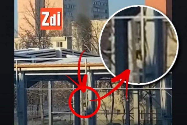 UZNEMIRUJUĆE! KOMŠIJA SLUČAJNO USNIMIO MLADU MAJKU KOJA JE SA BEBOM ISKOČILA KROZ PROZOR! Stravične scene lede krv u žilama, dete ''letelo'' sa trećeg sprata! (VIDEO)