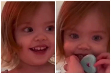 DIVILA SE LEPOTI DEVOJČICE NA TATINOM TELEFONU: Njena reakcija kad je shvatila ko je u pitanju postala je hit na mrežama!(FOTO+VIDEO)