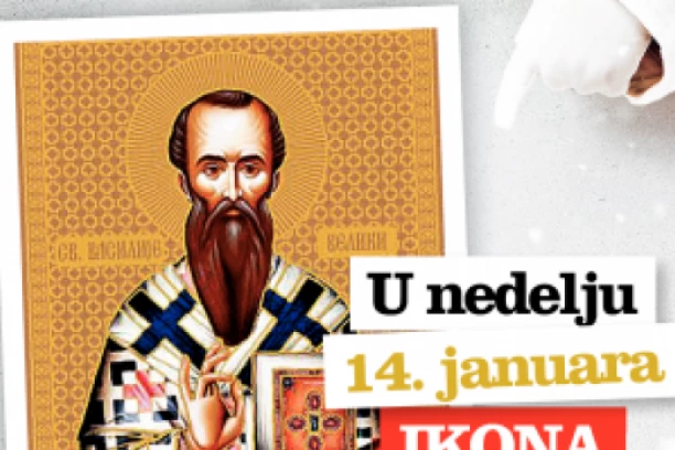 PROSLAVITE SVETOG VASILIJA VELIKOG UZ SRPSKI TELEGRAF: Danas poklon ikona sa zlatotiskom
