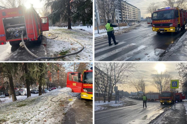 STAN JE POTPUNO IZGOREO, NIJE OSTALO NIŠTA: Novi detalji požara na Banjici, Republika na licu mesta! (FOTO)