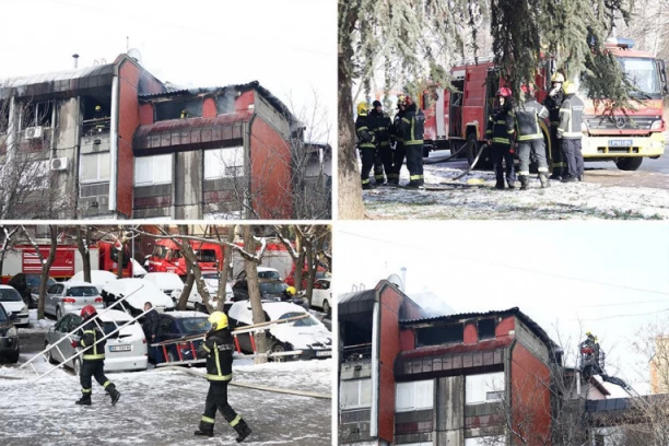 "NEMAMO NI GREJANJE, NI STRUJU!" Stanari u kojoj je juče buknuo požar još uvek u strahu: Važno je da nije bilo žrtava, ali NAŠA BORBA TEK POČINJE
