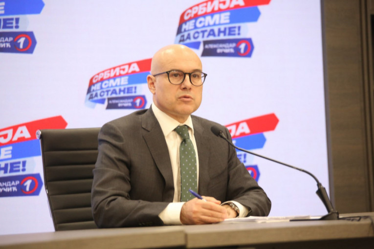 Miloš Vučević nakon sednice SNS