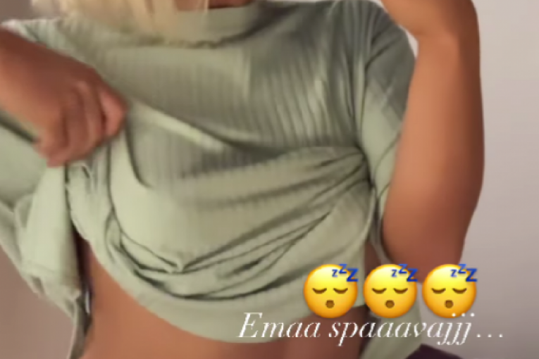 Ema Radujko pozira na Instagramu