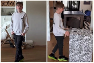 DEČAK JE DOBIO OGROMAN PAKET ZA ROĐENDAN: Kad je prišao i otvorio ga prolomio se vrisak, nije ni sanjao ovakvo iznenađenje! (FOTO+VIDEO)