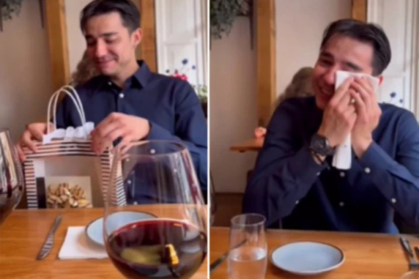 DEVOJKA JE IZNENADILA DEČKA ZA GODIŠNJICU VEZE: Kad je otvorio poklon, nije mogao da zaustavi suze! (VIDEO)