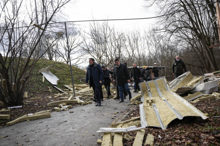 Unutrašnjost fabrike Trajal nakon eksplozije