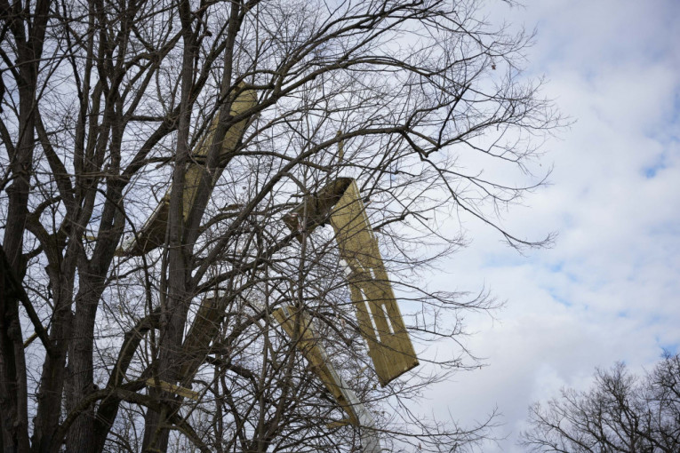 Unutrašnjost fabrike Trajal nakon eksplozije
