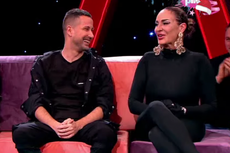 Milena Kačavenda u emisiji "Amidži šou"