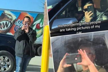 SVI SU GA SNIMALI I SLIKALI, A DUGO NIJE MOGAO DA SHVATI ZAŠTO: Kada je pogledao u ono što je bilo na zadnjem sedištu ostao je ZALEĐEN (FOTO/VIDEO)