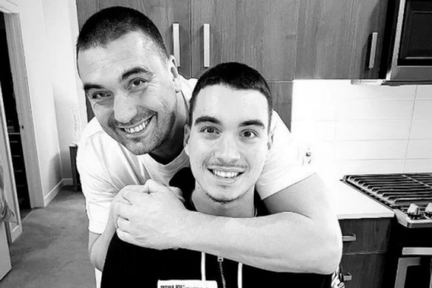 TUGA DO NEBA: Ovako se SIN Dejana Milojevića OPROSTIO od OCA! (FOTO)