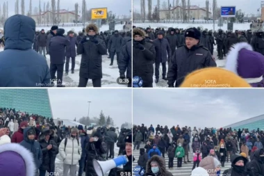 OVAKO NEŠTO SE RETKO VIĐA U RUSIJI: Policija opkolila skup i hapsi, 1.500 besnih ljudi u inat PEVAJU I PLEŠU (FOTO/VIDEO)