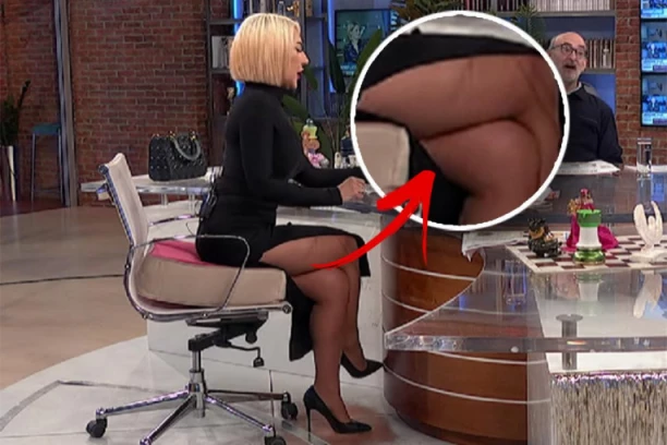 JOVANA JEREMIĆ BEZ GAĆICA VODI JUTARNJI: Voditeljka prekrstila NOGE uživo u programu, a ŠLIC samo seva (FOTO)