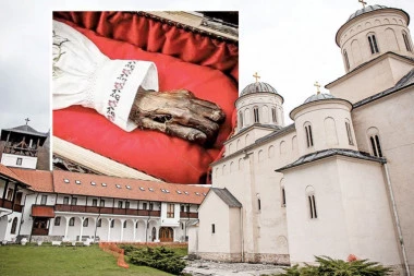 RUKA SVECA DARUJE DECU: Mileševa čuva jedino što je spaseno od moštiju najznačajnije istorijske figure sroske države i crkve