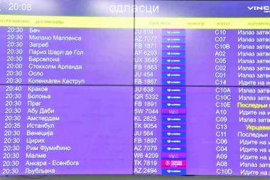 DOBRE VESTI! Oko 16 časova proradio sistem za čekiranje putnika na Aerodromu Nikola Tesla
