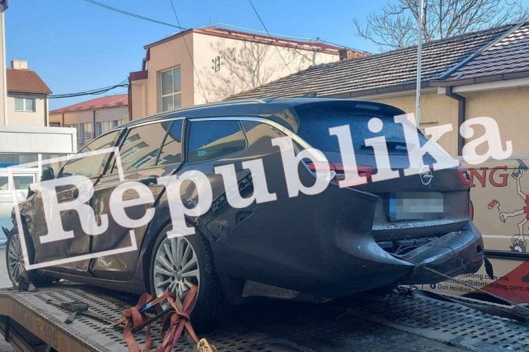 Uništen automobil Đorđa Davida u saobraćajnoj nesreći na auto-putu u Severnoj Makedoniji