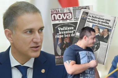 "VELIKI PROFESIONALCI"! Ogroman peh Nove - slikom i naslovom optužuju bivšeg ministra Stefanovića, ali u tekstu NI SLOVO O MINISTRU! (FOTO)