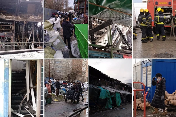 OSAM SATI NAKON UŽASA U KINESKOM TRŽNOM CENTRU: Zabrinuta lica, garež svuda, spasava se što se spasti može (FOTO)