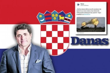 SKANDAL NAD SKANDALIMA! Šolakov "Danas" u službi hrvatske propagande - Optužuju srbiju za ratne namere: "Još nisu zamrle velikosrpske težnje!" (FOTO)