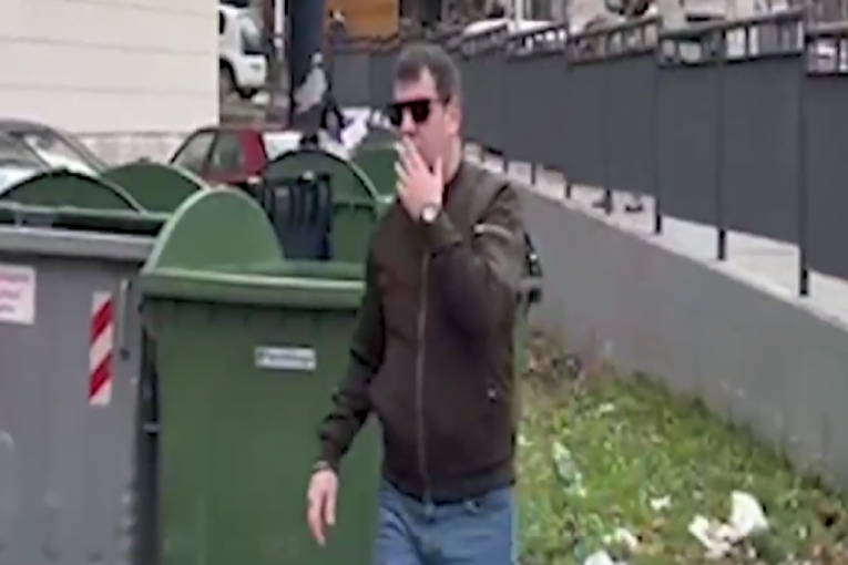 Ivan Marinković ispred Drugog osnovnog suda u Beogradu