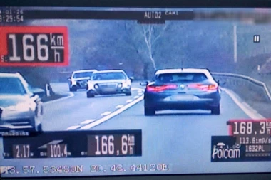 MUŠKARAC (56) VOZIO DUPLO BRŽE OD DOZVOLJENOG: Patrola koja ga je presrela ostala u šoku, evo koliku je kaznu dobio!