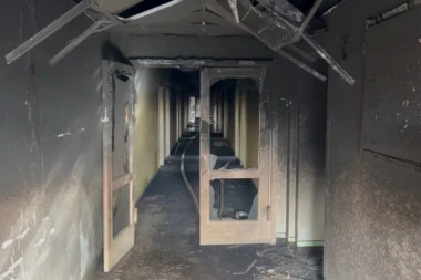 STRAVIČAN PRIZOR: Ovako izgleda unutrašnjost bolnice "Čigota" nakon požara (FOTO)
