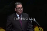 "NAMA JE, KAO I SVETOM SAVI, JASNO DA SU MIR I JEDINSTVO JEDINI NAČIN OPSTANKA": Vučić na Svetosavskoj akademiji u Skoplju