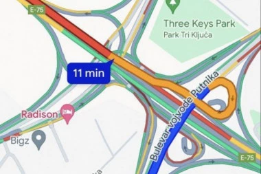 CRVENA ZONA AUTO-PUT I PANČEVAC! Ove delove Beograda izbegavajte, jutarnji špic paralisao sve! (FOTO)